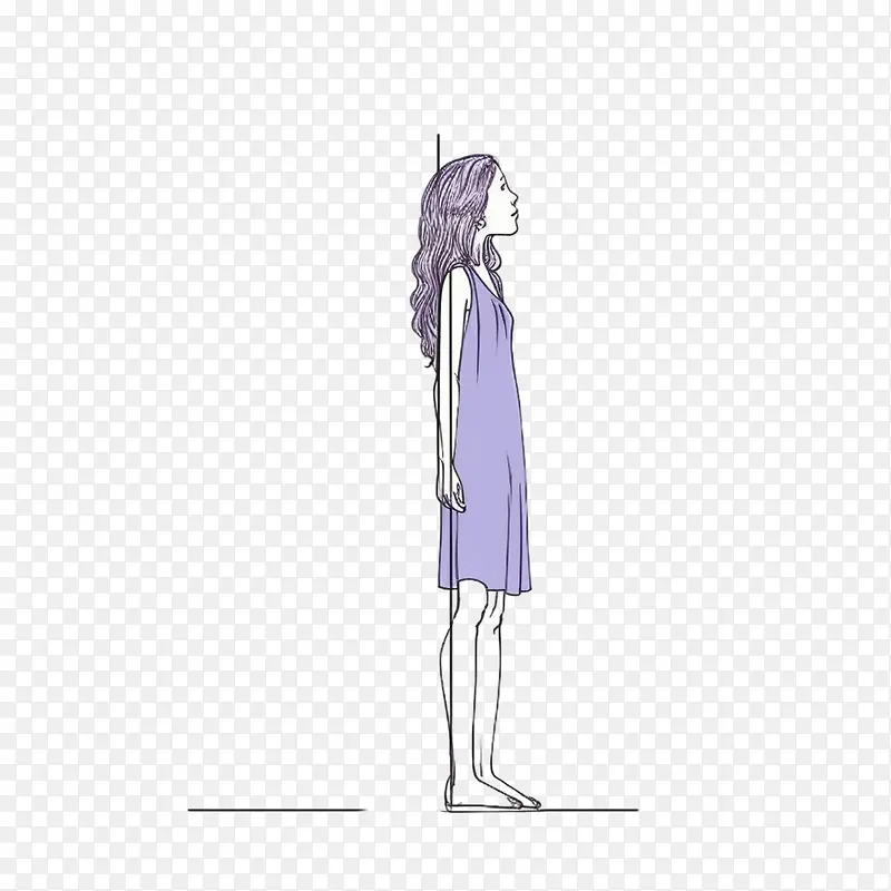 女孩-女孩人女孩紫色礼服鞋