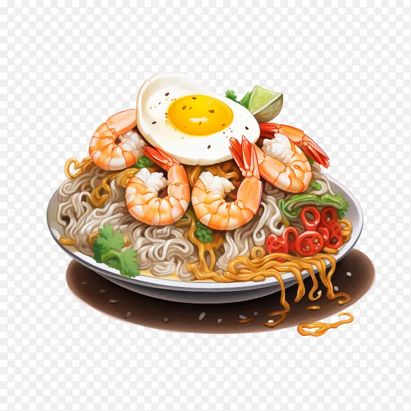 面条-鸡蛋