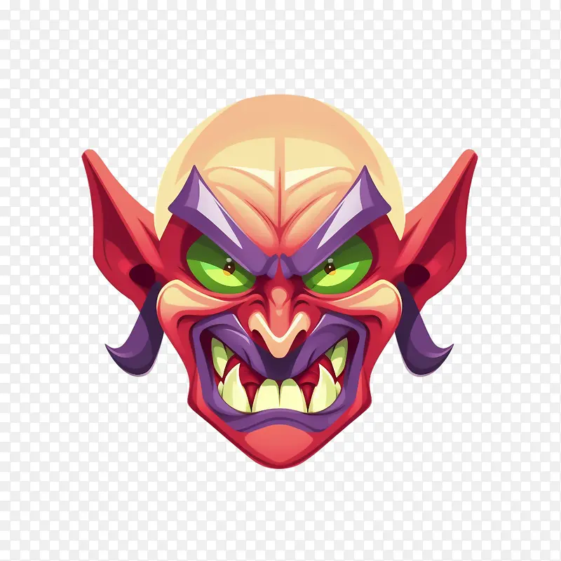 哥布林-哥布林怪物魔鬼恶魔脸