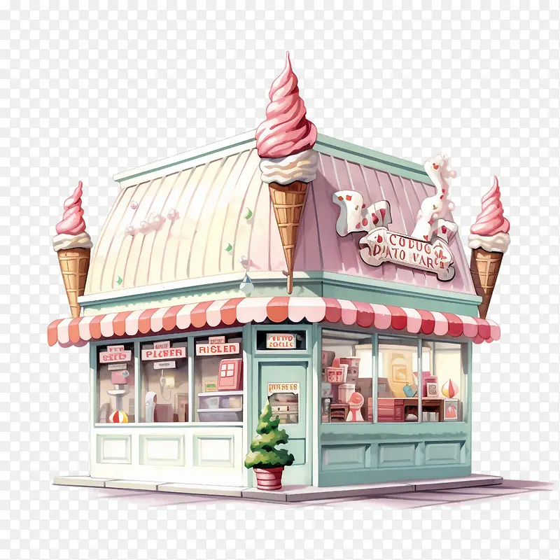 冰淇淋店-冰淇淋