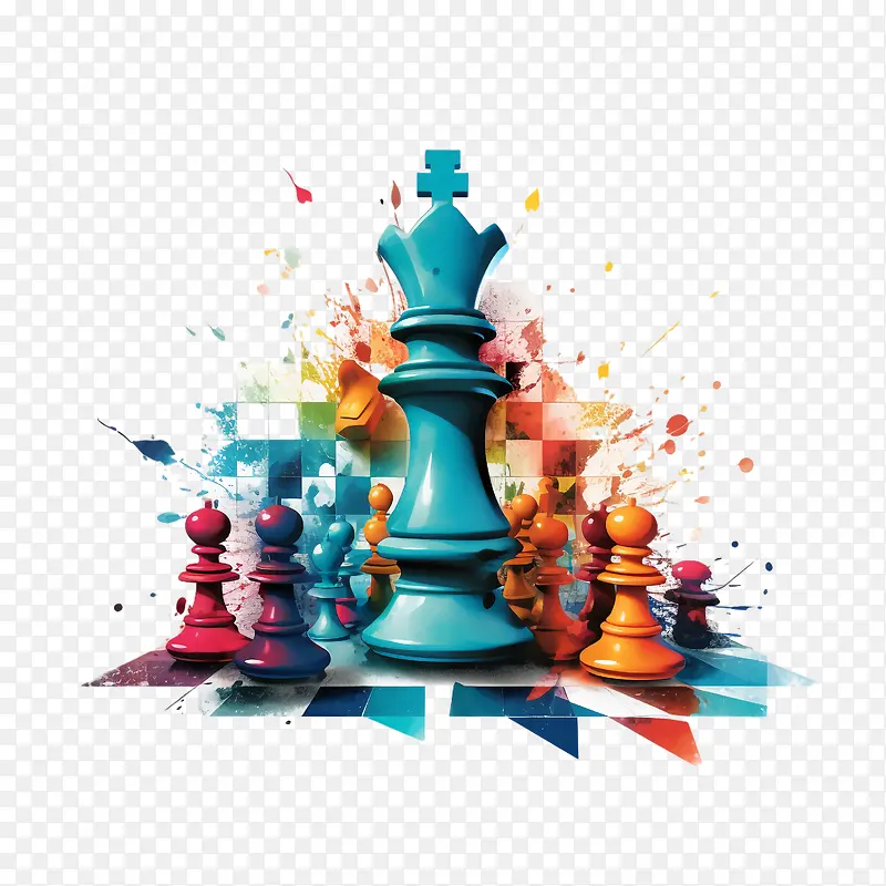 世界国际象棋日-世界国际象棋日国际象棋棋盘棋子