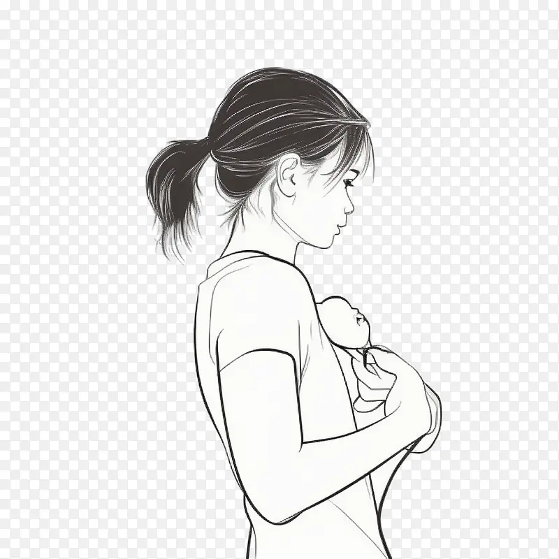 女孩-女孩婴儿妈妈抱着哭