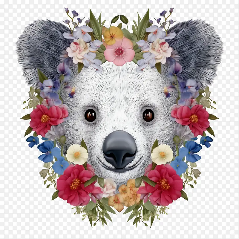 考拉-考拉熊花圈鲜花野生动物