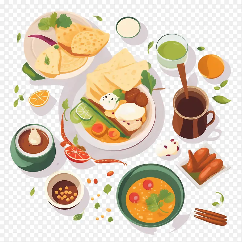 印度菜-印度菜食品印度菜咖喱饭