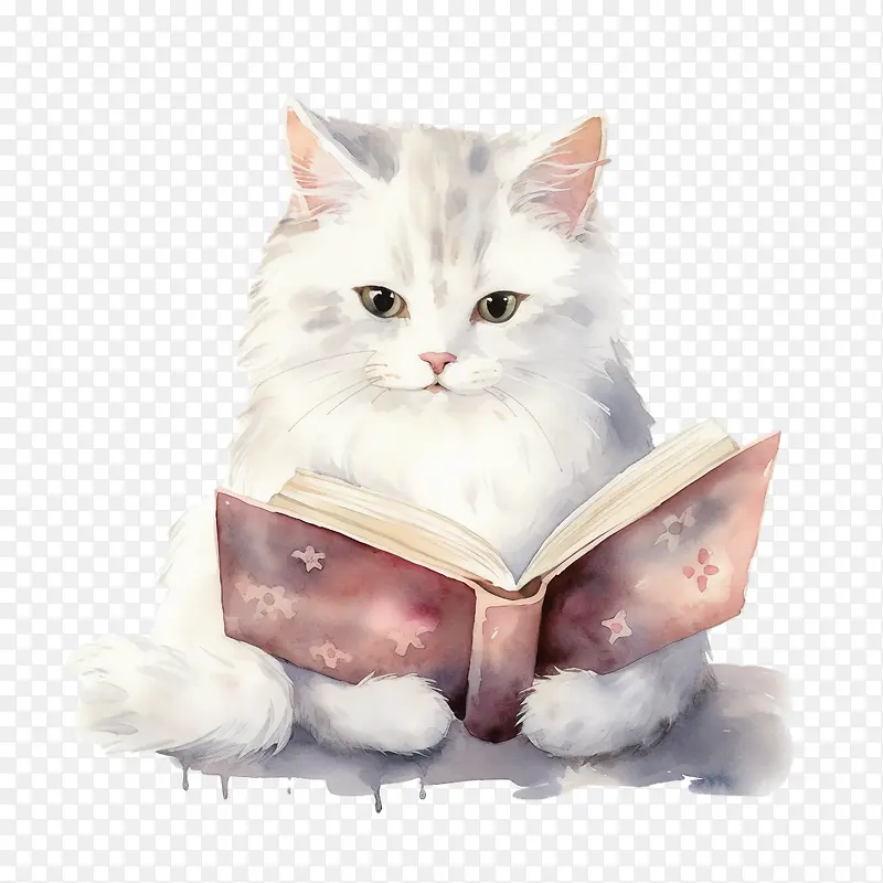 猫读书的书-猫读书的书爱书人日书小猫猫