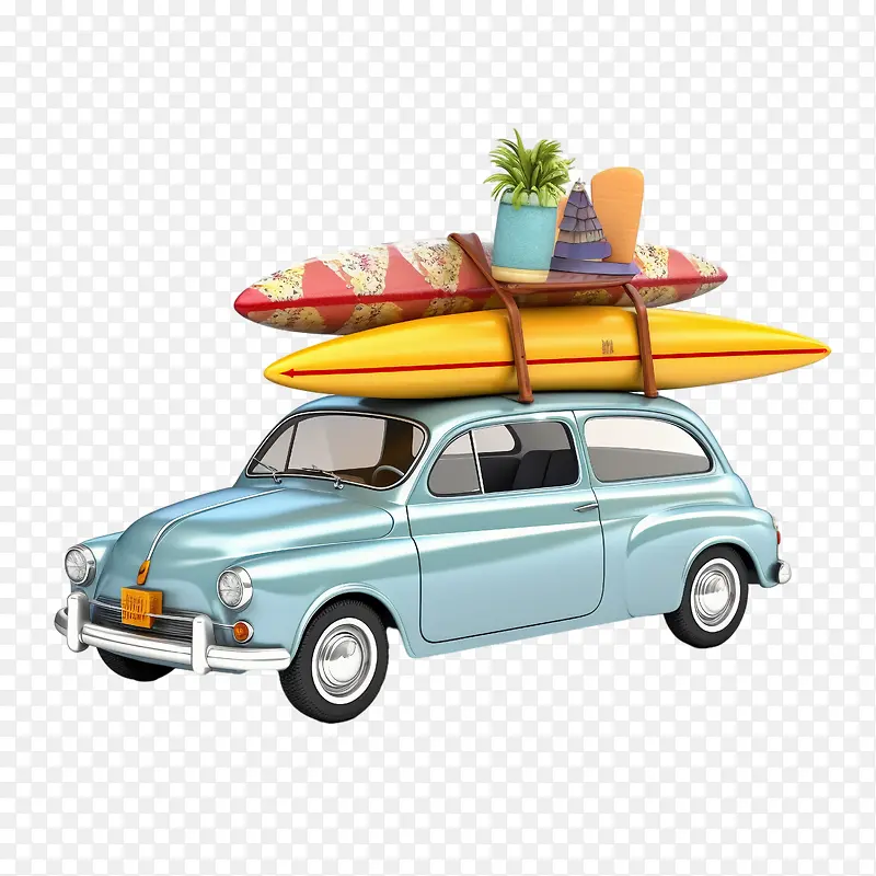 复古车-复古车冲浪板汽车冲浪板冲浪板