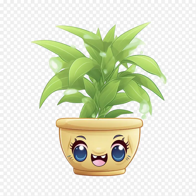 富贵竹——富贵竹竹子可爱卡通植物