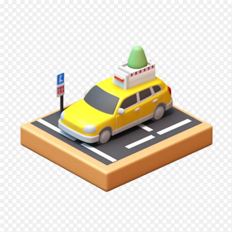 黄色出租车-红绿灯