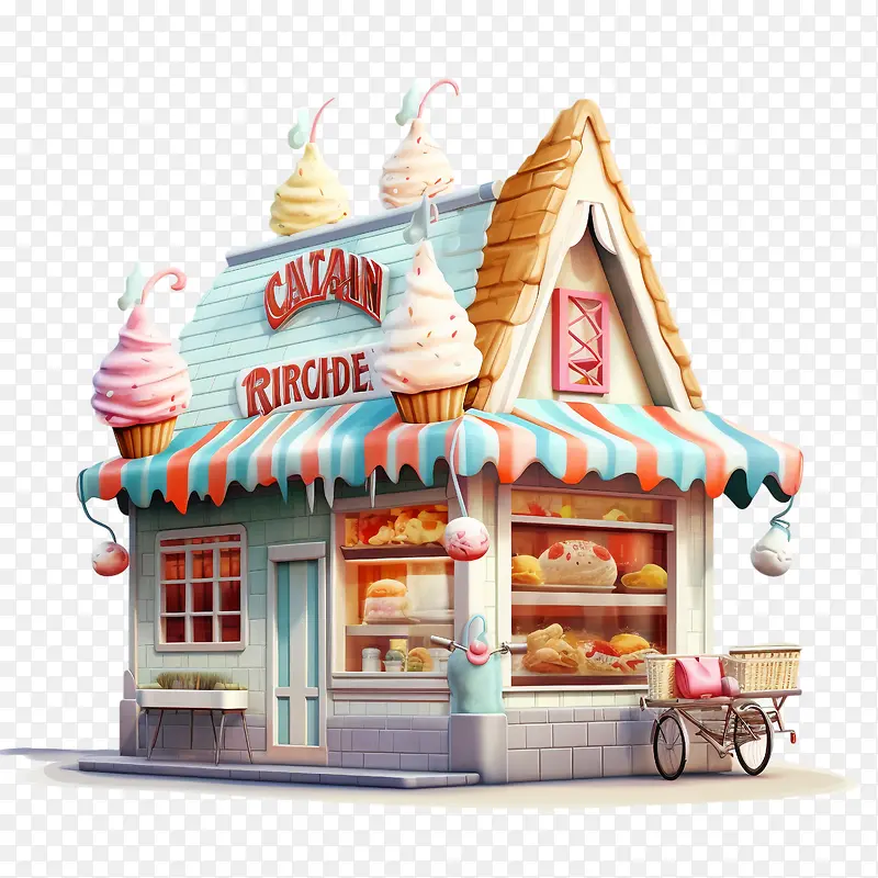 冰淇淋店-冰淇淋
