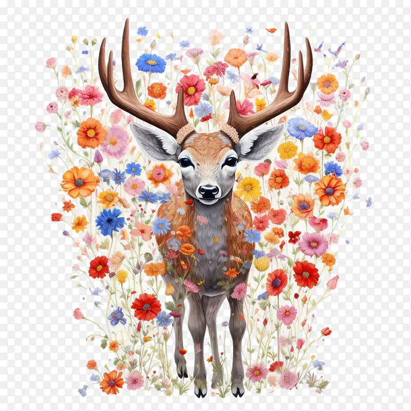 鹿-鹿鹿小鹿鹿角开花