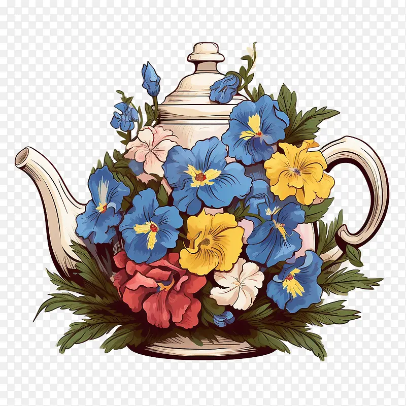 茶壶-花艺设计