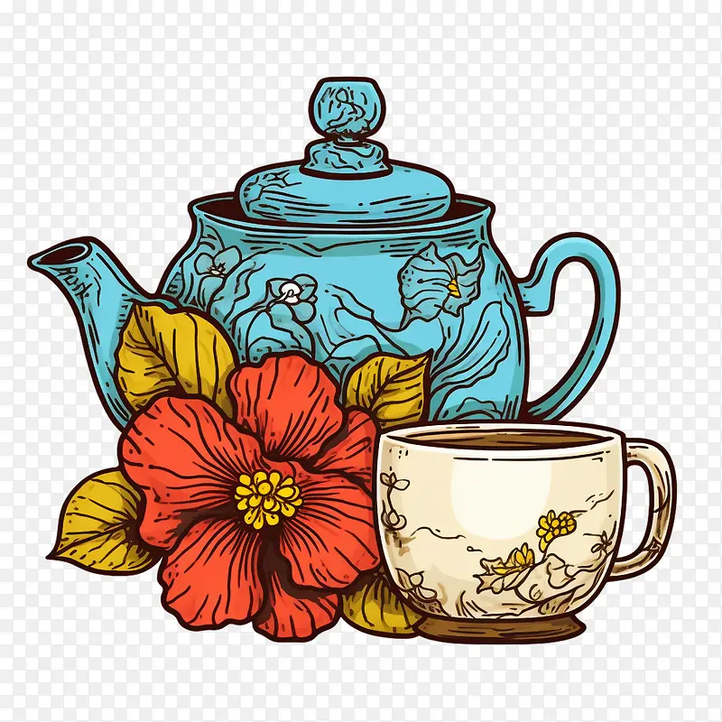茶壶-咖啡杯