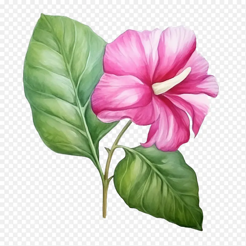 花-粉红色的花