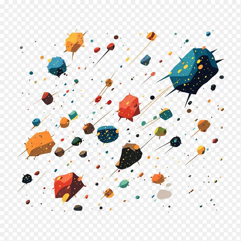 国际小行星日-国际小行星日小行星太空宇宙星云