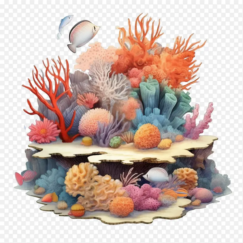珊瑚礁-珊瑚礁珊瑚礁水生生物水下景观海洋