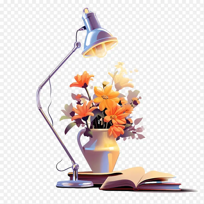阅读灯-阅读灯花瓶灯书