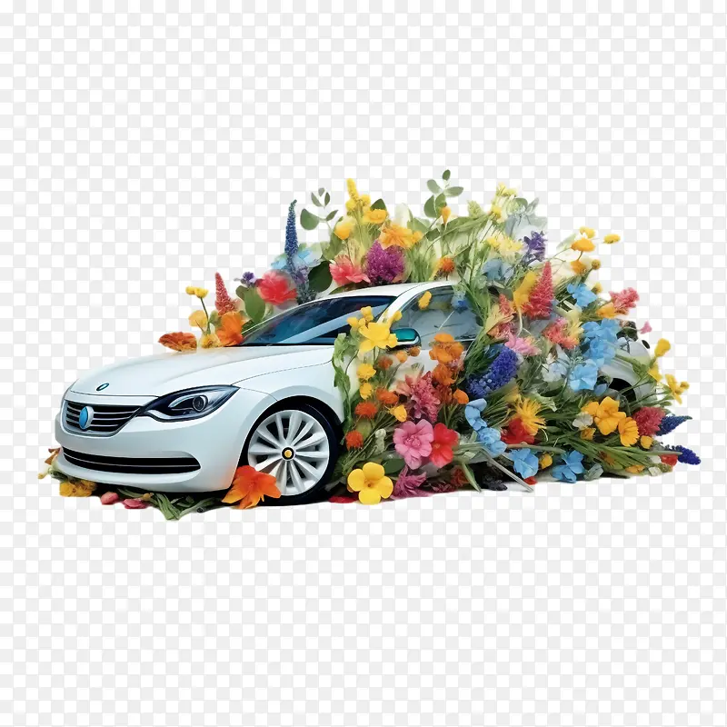 汽车插花