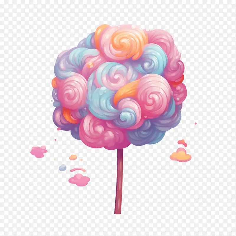 棉花糖——拐杖糖