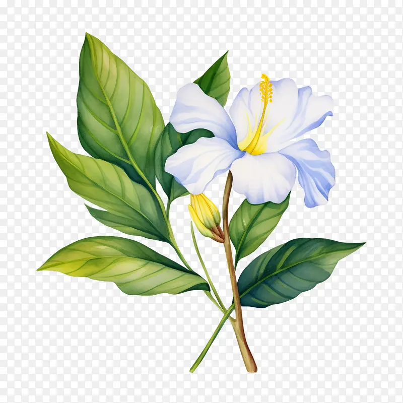 花-白花