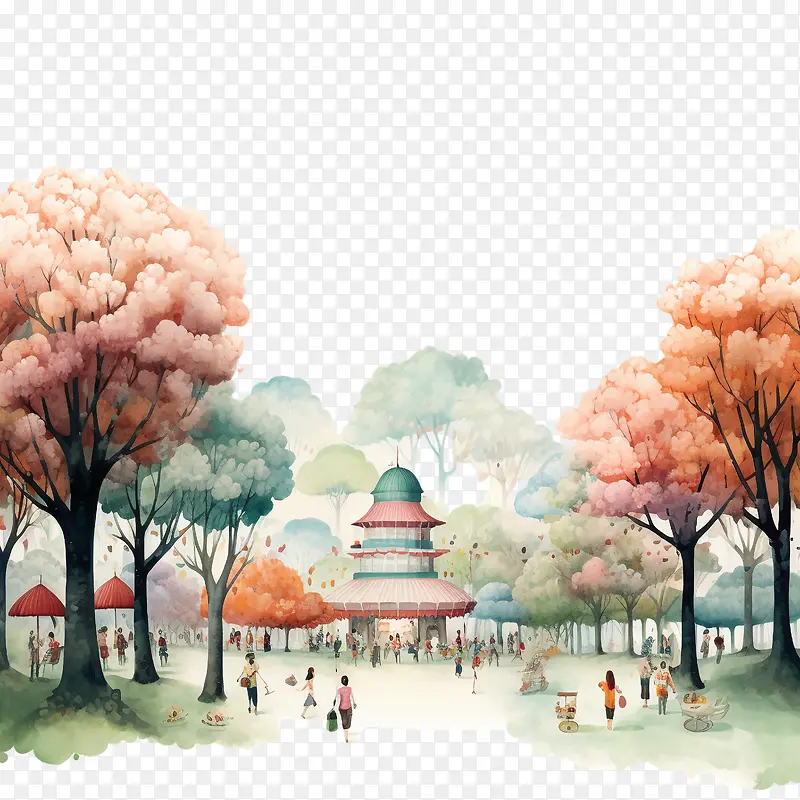 公园日-公园日公园树人亭