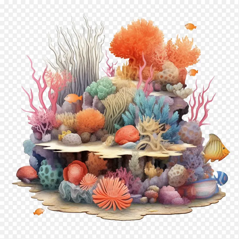 珊瑚礁-珊瑚礁珊瑚礁海洋生物海洋生物海洋