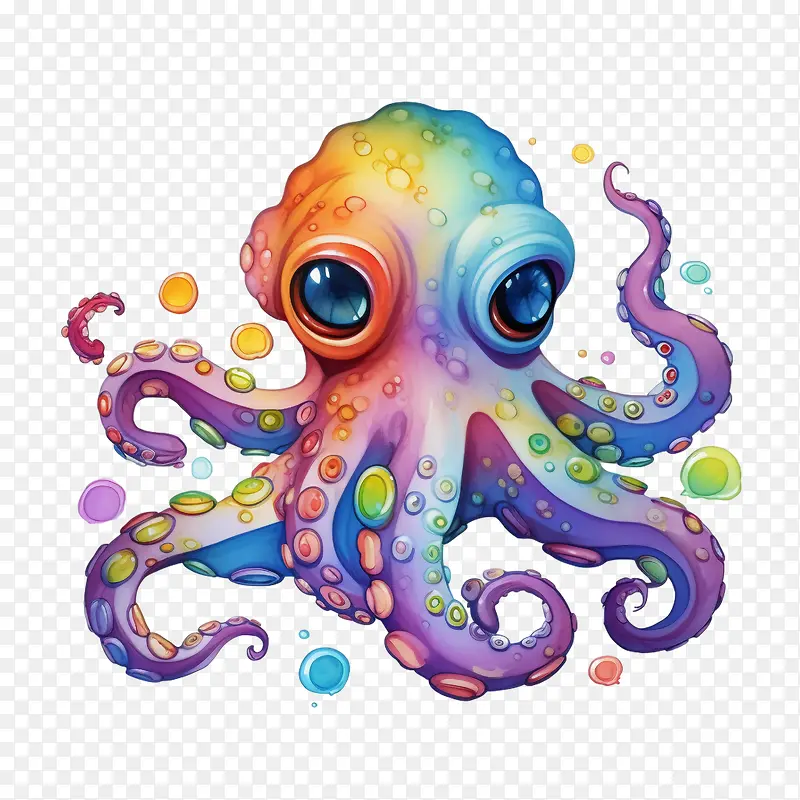 章鱼-像素艺术