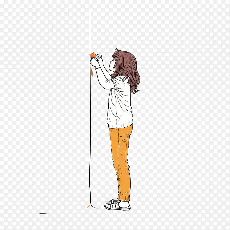 女孩-女孩儿童女孩绘图铅笔
