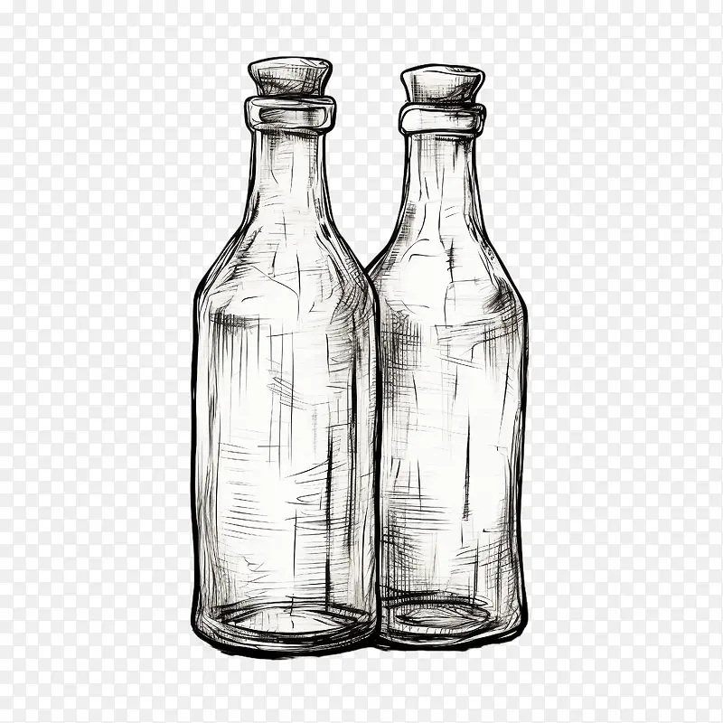 啤酒瓶-啤酒瓶空瓶玻璃瓶瓶复古瓶