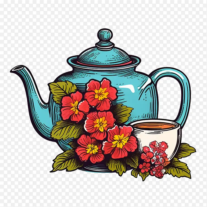 茶壶-花艺设计