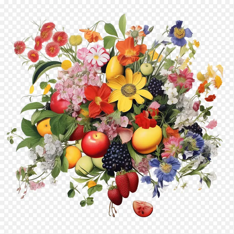 水果鲜花-水果鲜花花束鲜花水果蔬菜