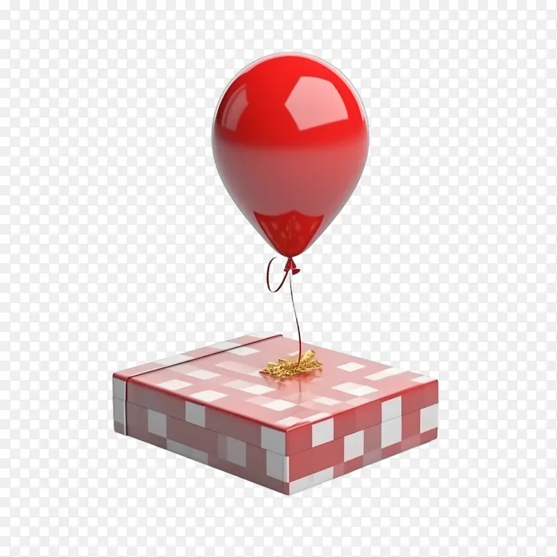 红气球-生日礼盒