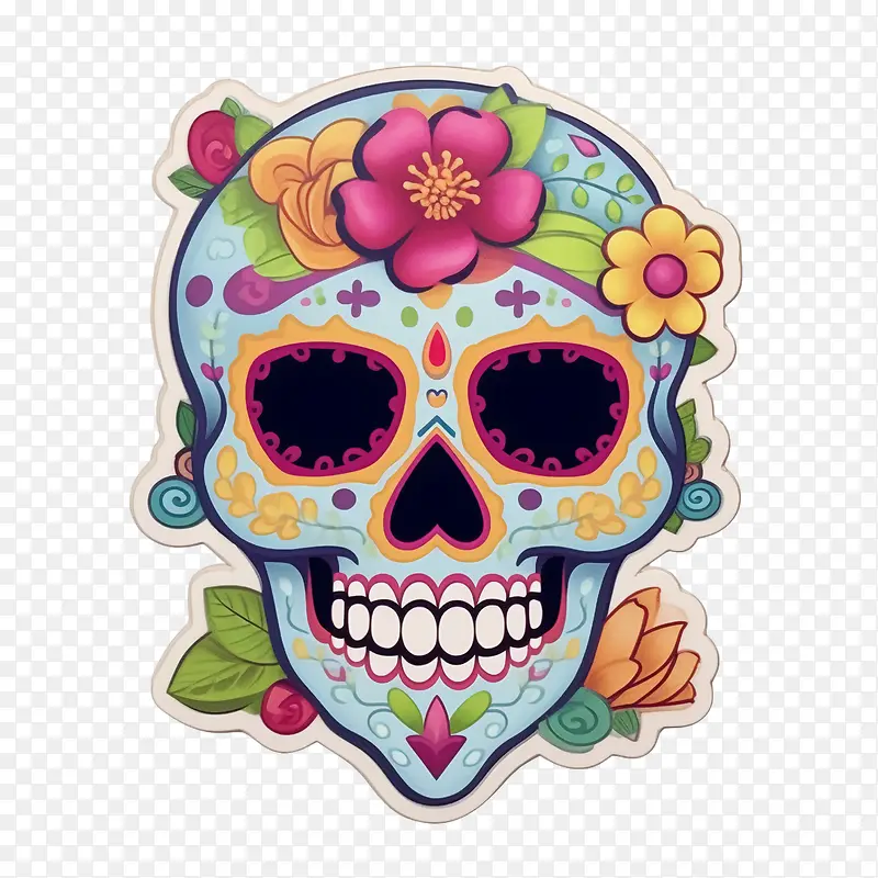 糖头骨-亡灵节头骨