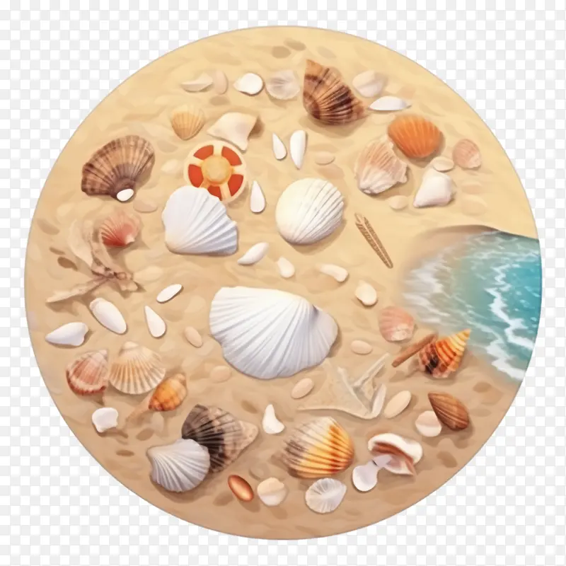 贝壳-贝壳贝壳沙子海洋海滩