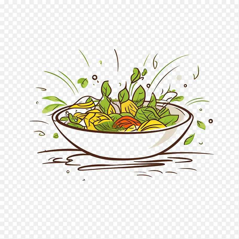 素描沙拉-沙拉