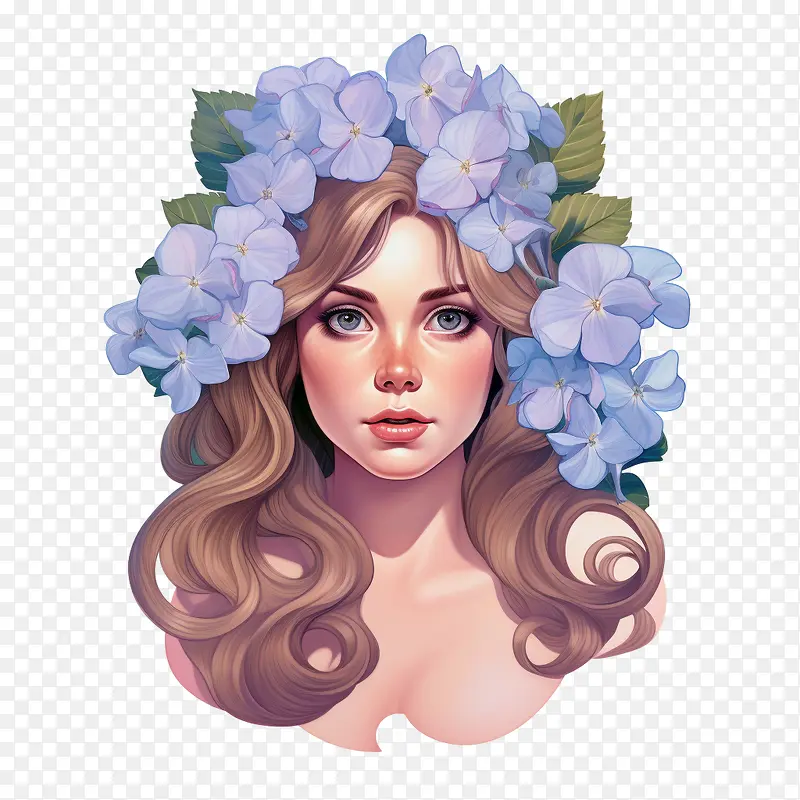 绣球花-花环
