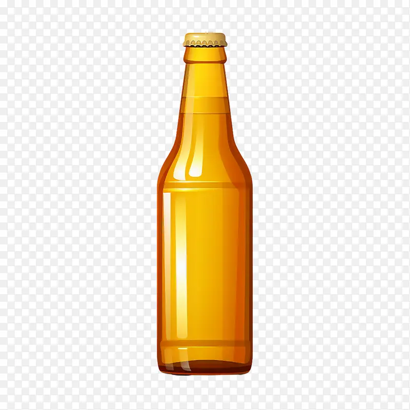 啤酒瓶-橙色