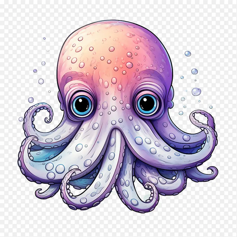 章鱼-章鱼水下乌贼海洋生物海洋