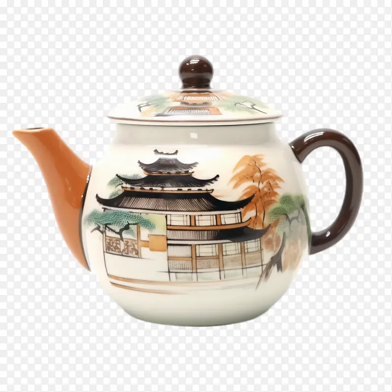 茶壶-茶壶茶壶茶具日式瓷器