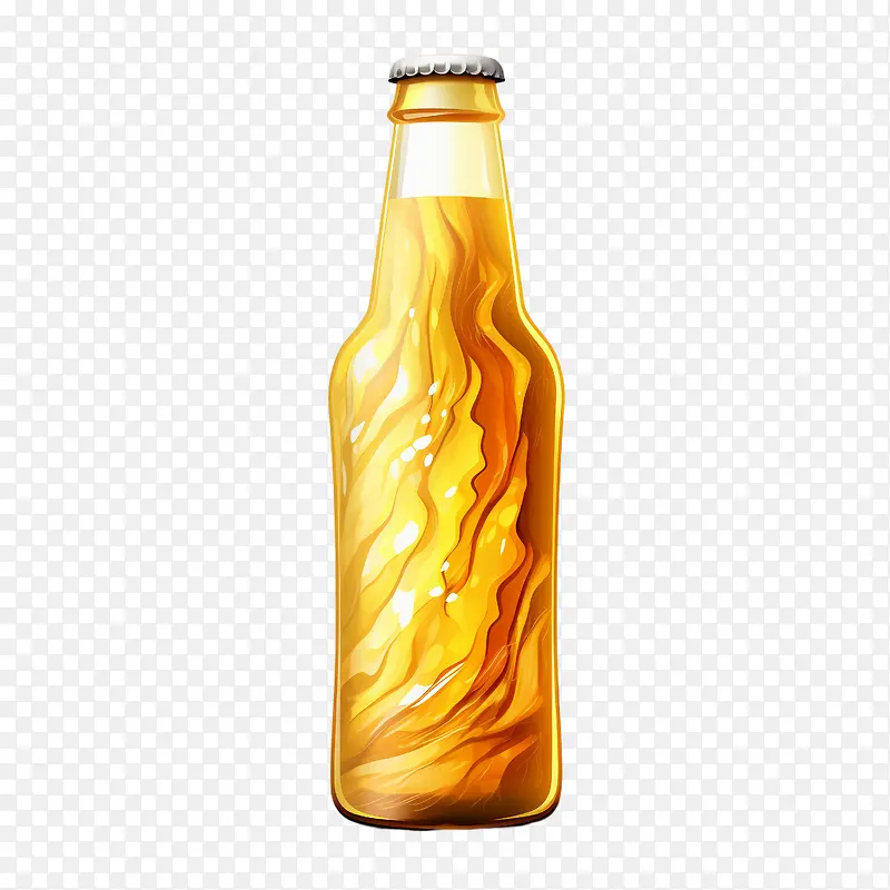 啤酒瓶-橙色