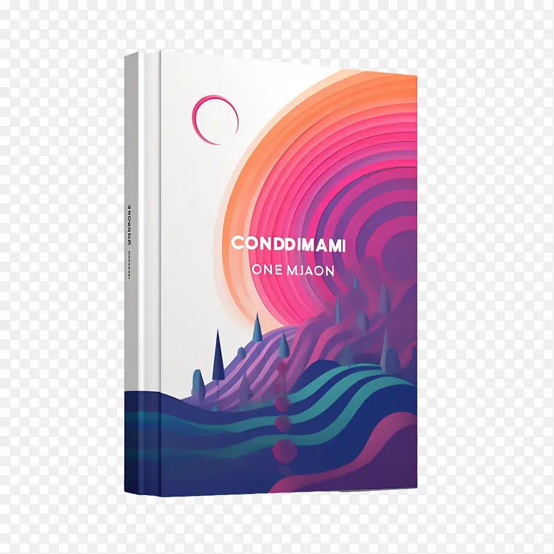 书籍封面模板-书籍封面模板色彩饱和度对比构图