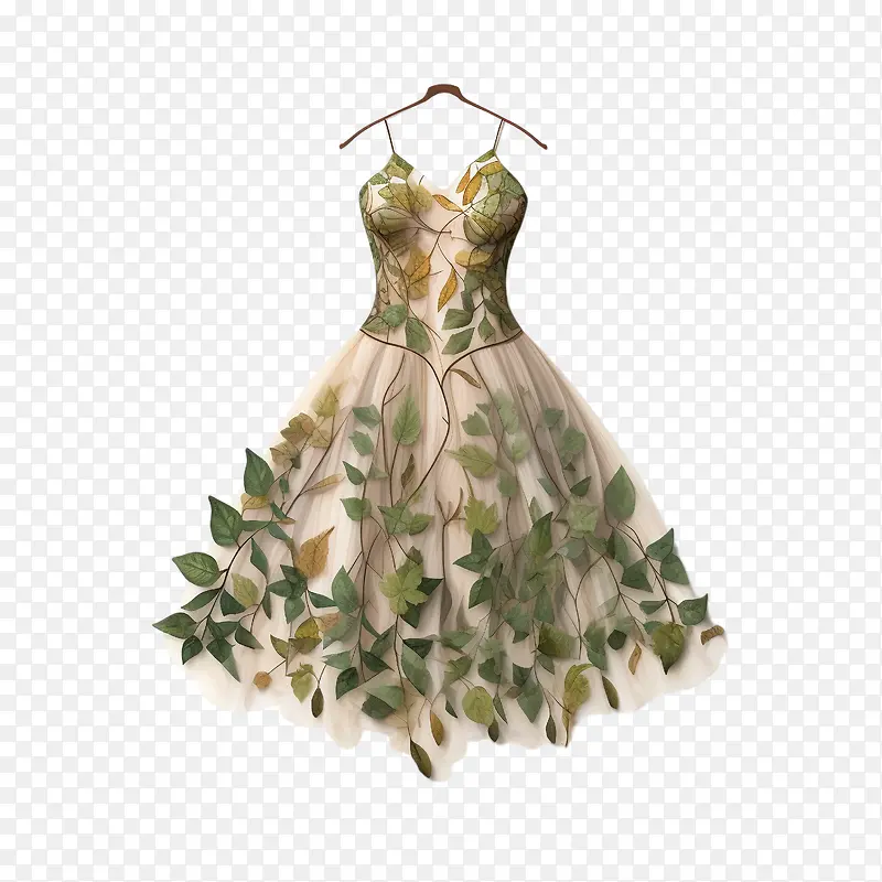 连衣裙-连衣裙花朵连衣裙婚纱礼服