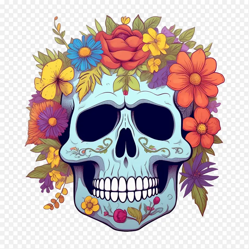 糖头骨-亡灵节头骨