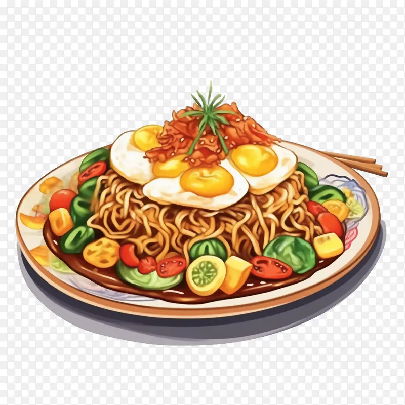 面条-鸡蛋