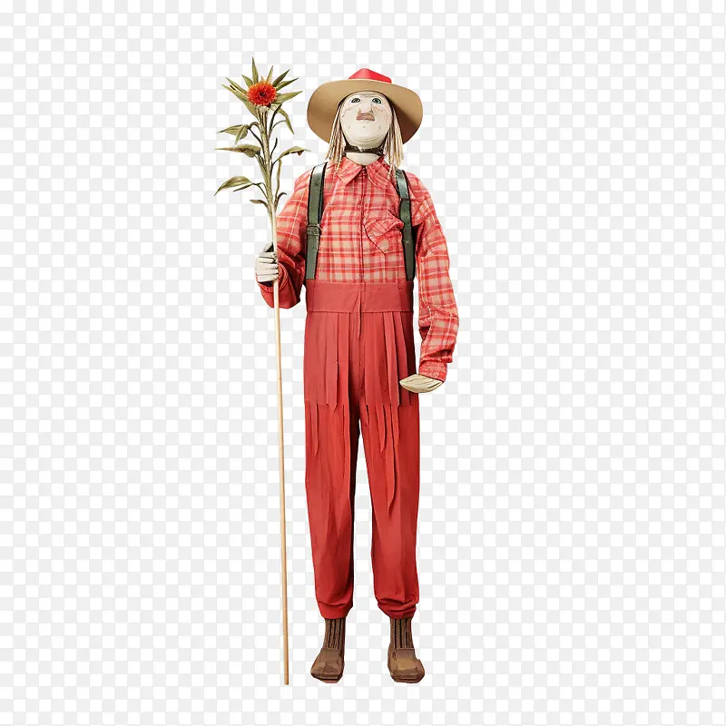 稻草人-稻草人红色稻草人服装小丑