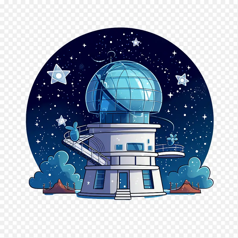 太空探索日-太空探索日太空天文台望远镜天文学夜空