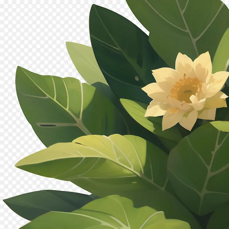 花-白花