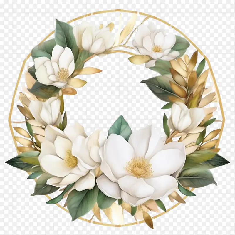 玉兰花花环-玉兰花