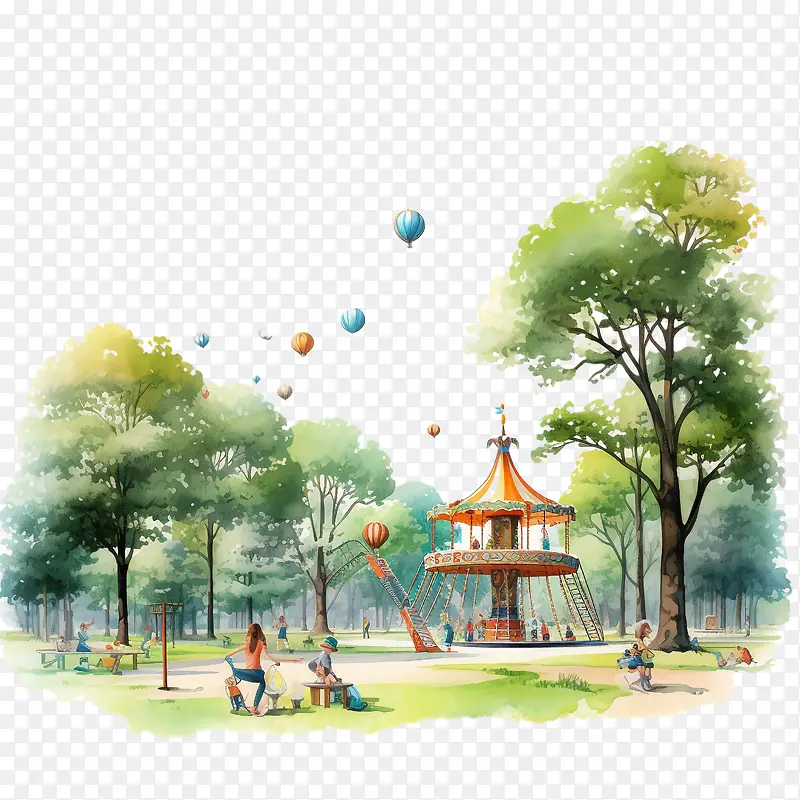 国家跳公园日-国家跳公园日公园秋千秋千儿童