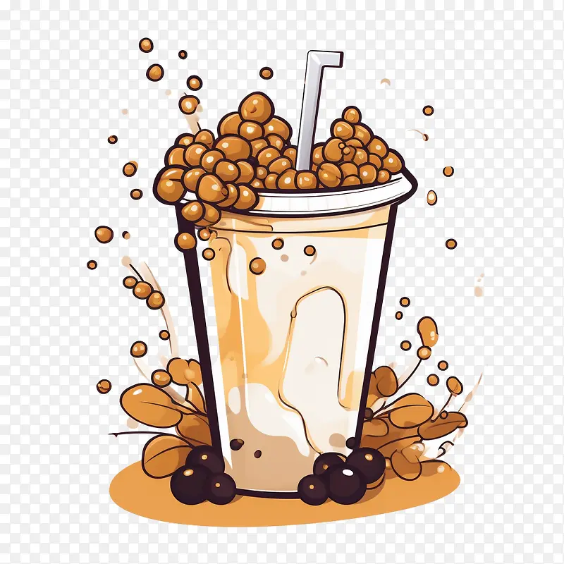 珍珠奶茶-冰淇淋