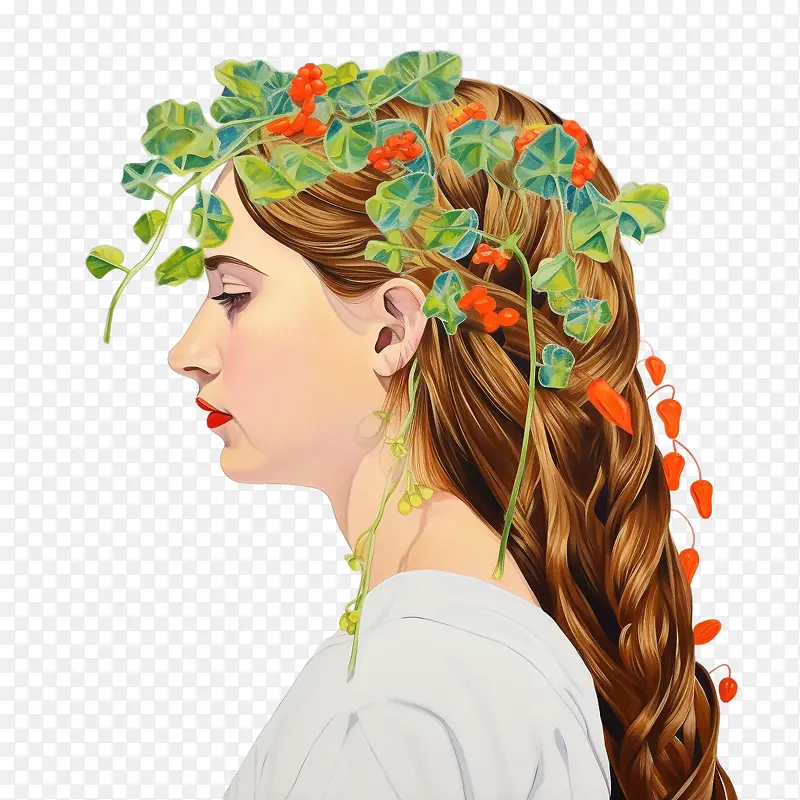 果冻豆植物-时尚女孩